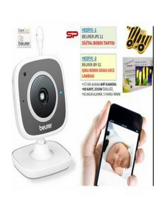BEURER BY 88 WİFİ BEBEK KAMERASI, PC VE AKILLI TELEFONDA İZLEME