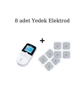 Beurer EM 49 Dijital Tens EMS Masaj Cihazı ve 8'li Set Yedek Elektrodlar