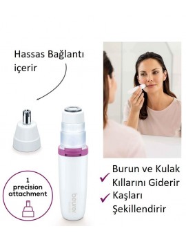 Beurer HL 16 Yüz Burun Kılı Temizleyici Kaş Şekinlendirici