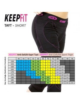 BV SPORT KEEPFIT ANTİ-SELÜLİT KAPRİ TAYT V1