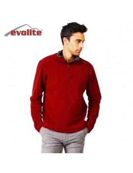 Evolite Fuga Bay Mikro Polar Sweater - Bordo