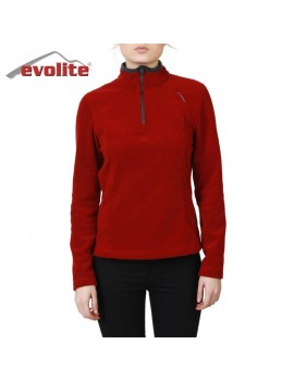 Evolite Fuga Bayan Mikro Polar Sweater - Bordo