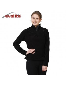 Evolite Fuga Bayan Mikro Polar Sweater - Siyah