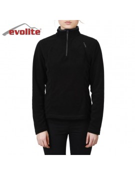 Evolite Fuga Bayan Mikro Polar Sweater - Siyah