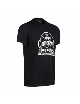 Evolite Happy Campers T-shirt-Siyah