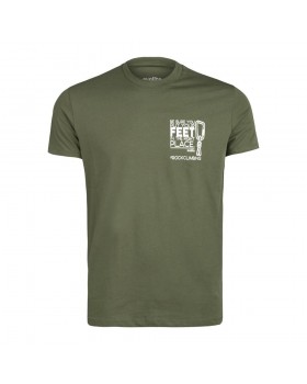 Evolite Rock Climbing T-shirt-Haki