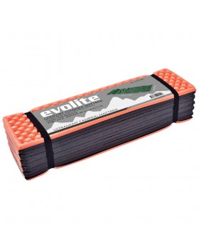 Evolite UltraLight Comfort Katlanır Mat - Siyah/Turuncu