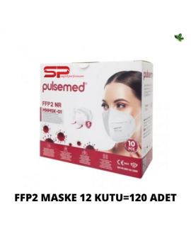 Pulsemed FFP2 Meltdown Koruyucu Maske 12 kutu 120'li