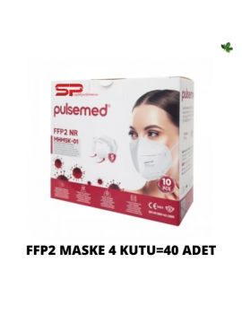 Pulsemed FFP2 Meltdown Koruyucu Maske 4 kutu 40'li