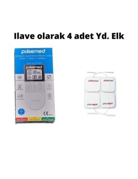 Pulsemed Tens Cihaz Tens-Ems-Masajı ve 4'lü Yedek Pedi